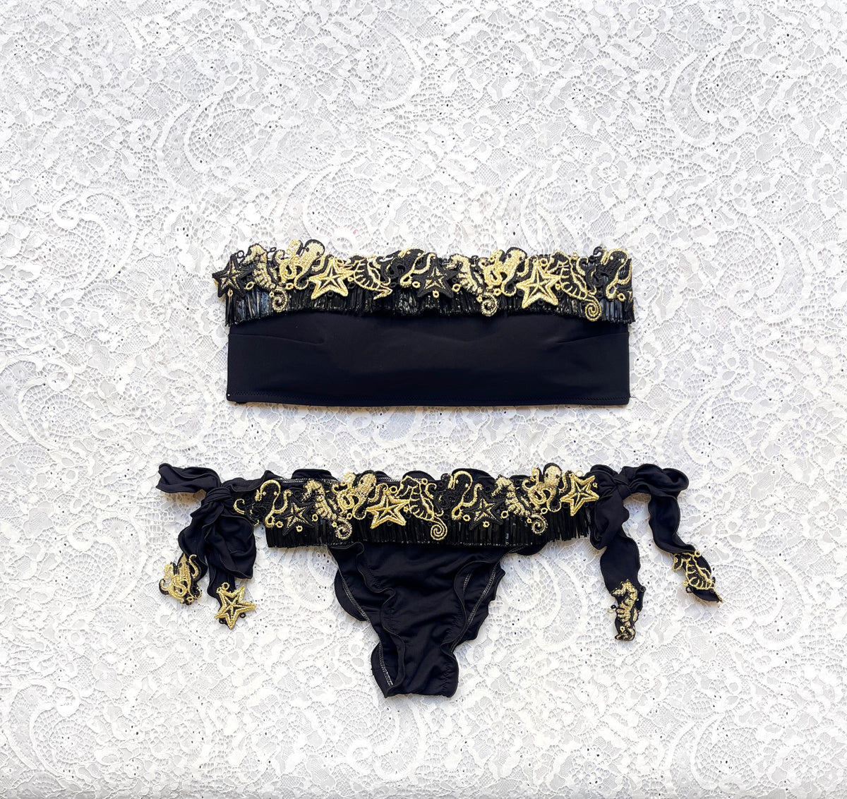 Bikini Fascia Oceano Nero