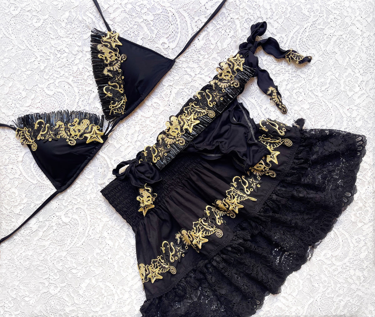 Bikini Triangolo Oceano Nero