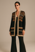 Short Wool and Glitter Cardigan