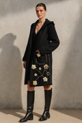 Cappotto Lana Flower