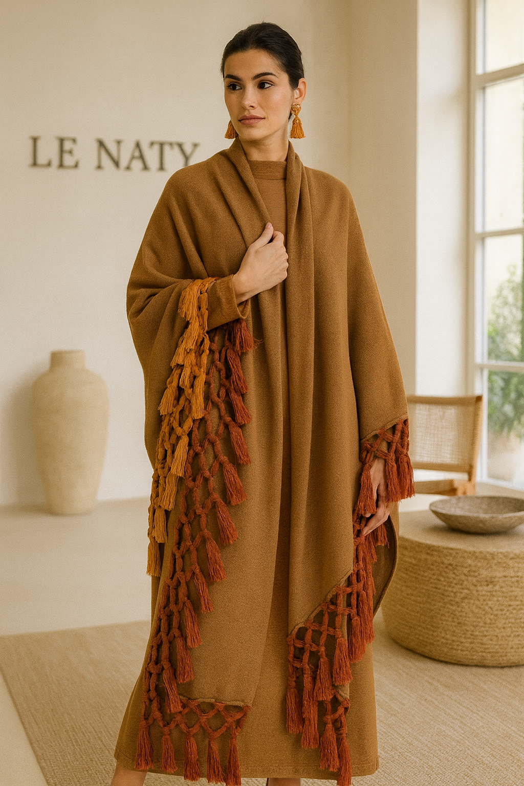 Bicolor Fringed Cape Biscuit