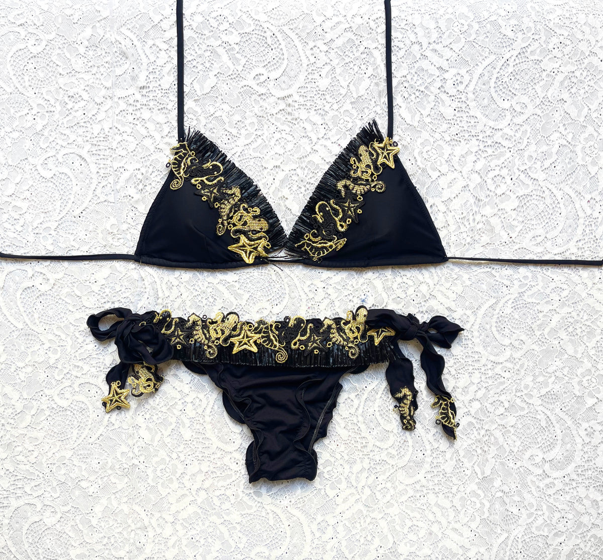 Bikini Triangolo Oceano Nero