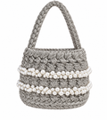Silver Macramé Pearl Bag Limited Edition Luxury