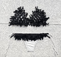 White Macramé Triangle Bikini