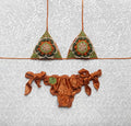 Bikini Triangolo Passiflora Rame Lame'