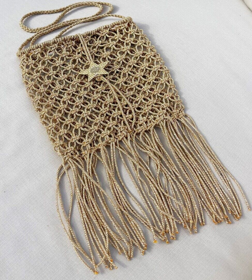 Bag Borsa Medium Macrame' Frange  Star