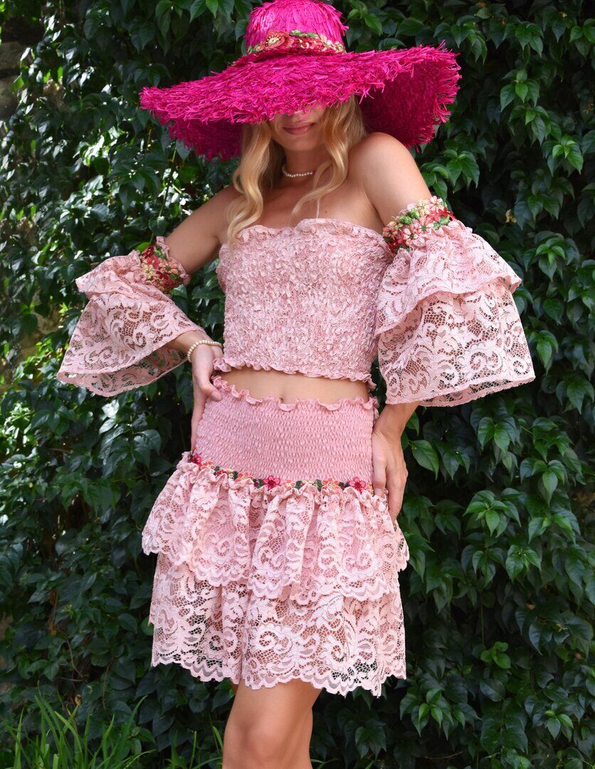 Top e Gonna Gipsy Rosa Corta