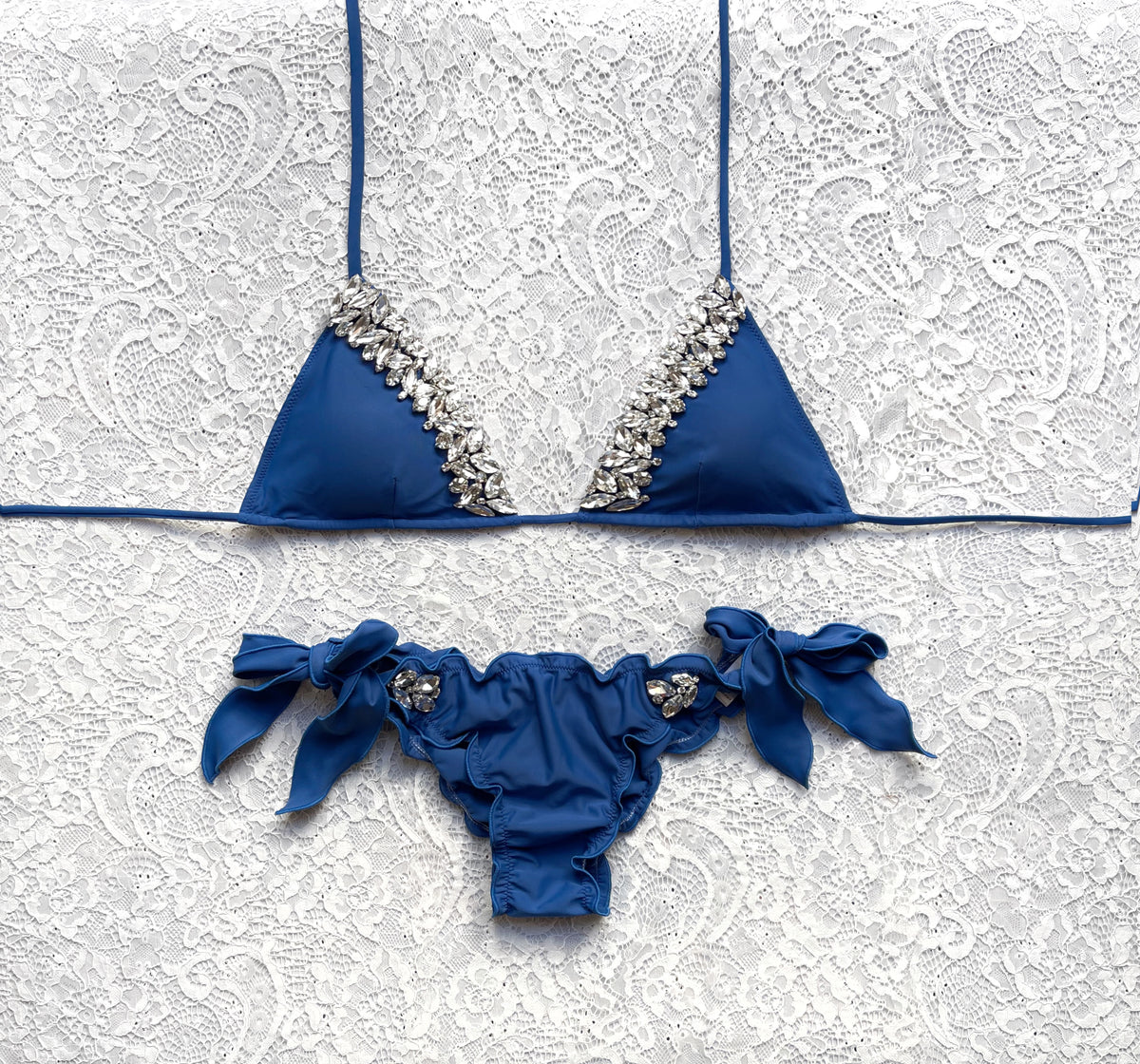 Bikini Triangolo Cristallo Blu Limited Edition