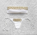 Bikini Fascia Mediterraneo Bianco L.S.