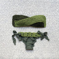 Bikini Fascia Bicolor Verde Army Intreccio Verde