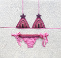 Bikini Righe Star Rosa Confetto Multicolor Limited Edition