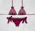 Striped Star Magenta Multicolor Limited Edition Bikini