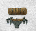 Bikini Fascia Net Verde Army e Oro Antico