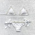 White Pearl Triangle Bikini