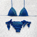 Bikini Triangolo Mediterraneo Blu Oltremare