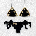 Black and Gold Portofino Triangle Bikini