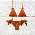 Bikini Triangolo Glitter Star Ramè Lamè