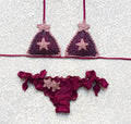 Bikini Triangolo Stella Marina Bicolor Magenta e Rosa Limited Edition