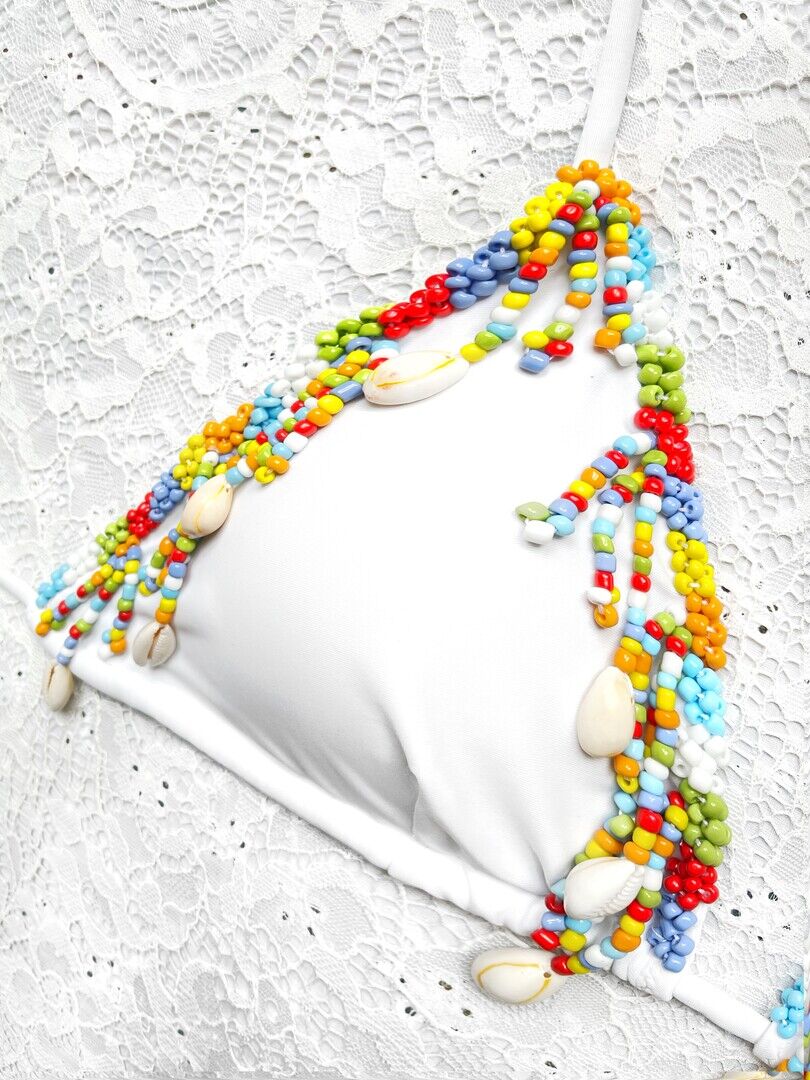 Bikini Triangolo Indy Shell Bianco