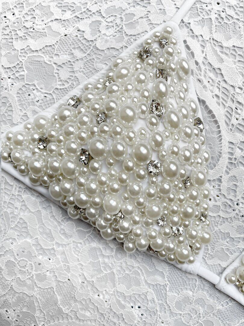 Dolce Vita White Triangle Bikini