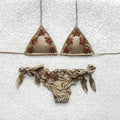 Little Stars Bronze Triangle Bikini