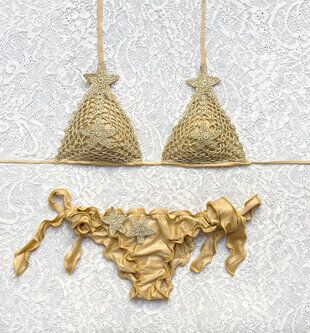 Bikini Triangolo Stella Marina Oro Limited Edition