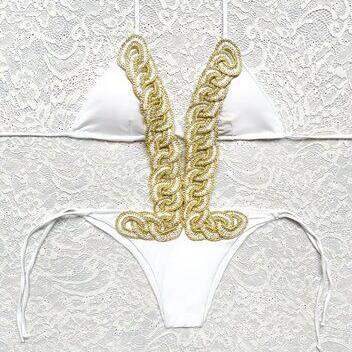White Mediterranean Trikini