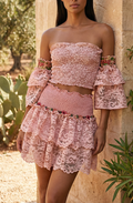 Top e Gonna Gipsy Rosa Corta