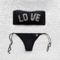 Bikini Fascia Love Nero L.S