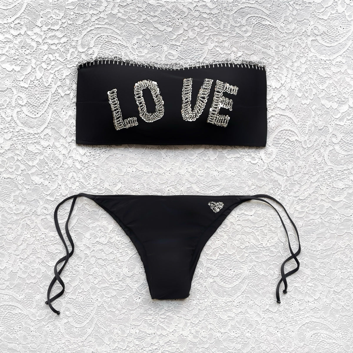 Bikini Fascia Love Nero L.S