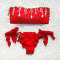 Bikini Fascia Indy Shell Rosso