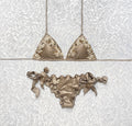 Flora Bronze Triangle Bikini