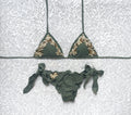 Flora Army Triangle Bikini
