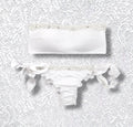 Bikini Fascia Perle Bianche
