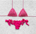 Bikini Triangolo Fiore del Pensiero Fuxia Limited Edition