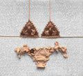 Bikini Triangolo Fiore del Pensiero Nude Bicolor Limited Edition