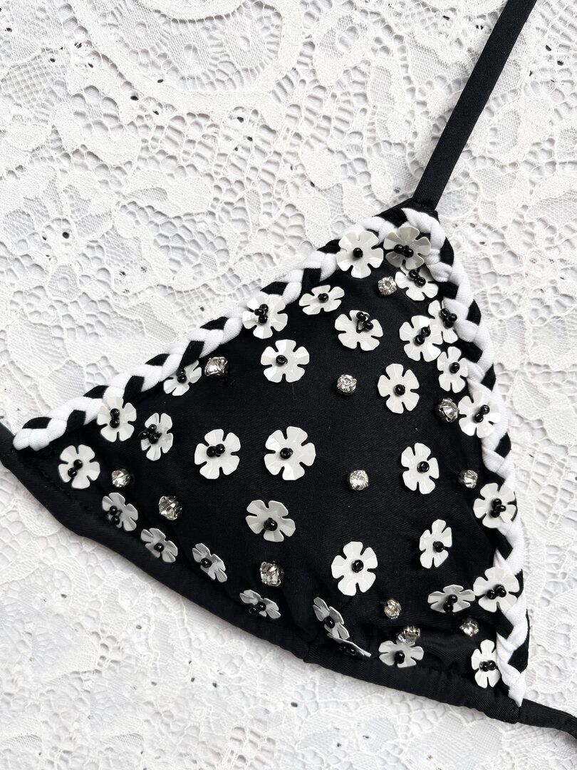 Bikini Triangolo Capri Nero